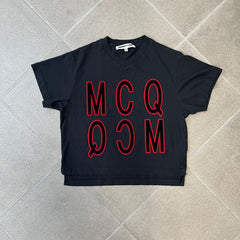 MCQ by Alexander McQueen Velvet Reverse Logo Tee