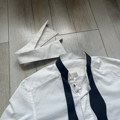 Maison Margiela x H&M AW2012 Trompe L'oeil Bow Tie Shirt