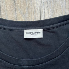 Saint Laurent 2018 Black Logo Tee