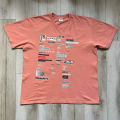 Supreme Cutouts FW18 Terra Cotta Tee