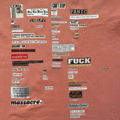 Supreme Cutouts FW18 Terra Cotta Tee