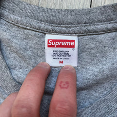 Supreme NBA Youngboy FW23 Gray Tee