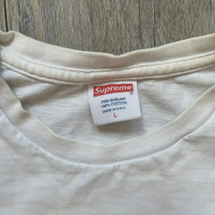 Supreme SS11 Mind Your Business White Tee