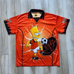 The Simpsons Bart World Cup Netherlands 1999 Tee