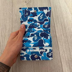 a bathing ape abc camo wallet