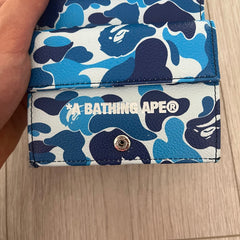 a bathing ape abc camo wallet