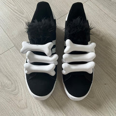 Adidas Campus 80s Jeremy Scott Bones Black Sneakers