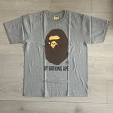 bape by bathing ape gray tee