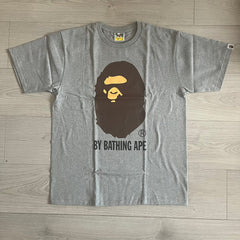bape by bathing ape gray tee