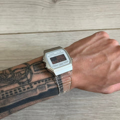Casio F-91W "USA" Clear Digital Watch