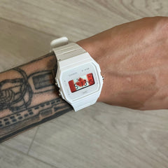 Casio F-91W "Canada" White Digital Watch