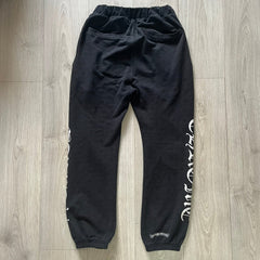 chrome hearts monogram all-over print sweatpants