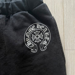 chrome hearts monogram all-over print sweatpants