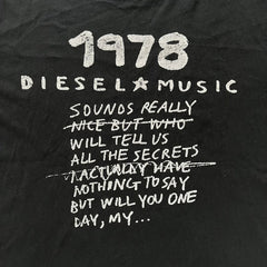 diesel music 1978 tee
