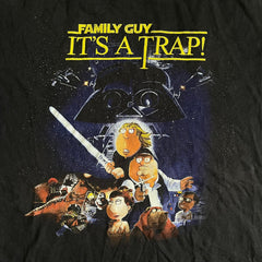 family guy star wars it's a trap! tee