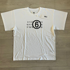 mm6 maison margiela 6 logo tee