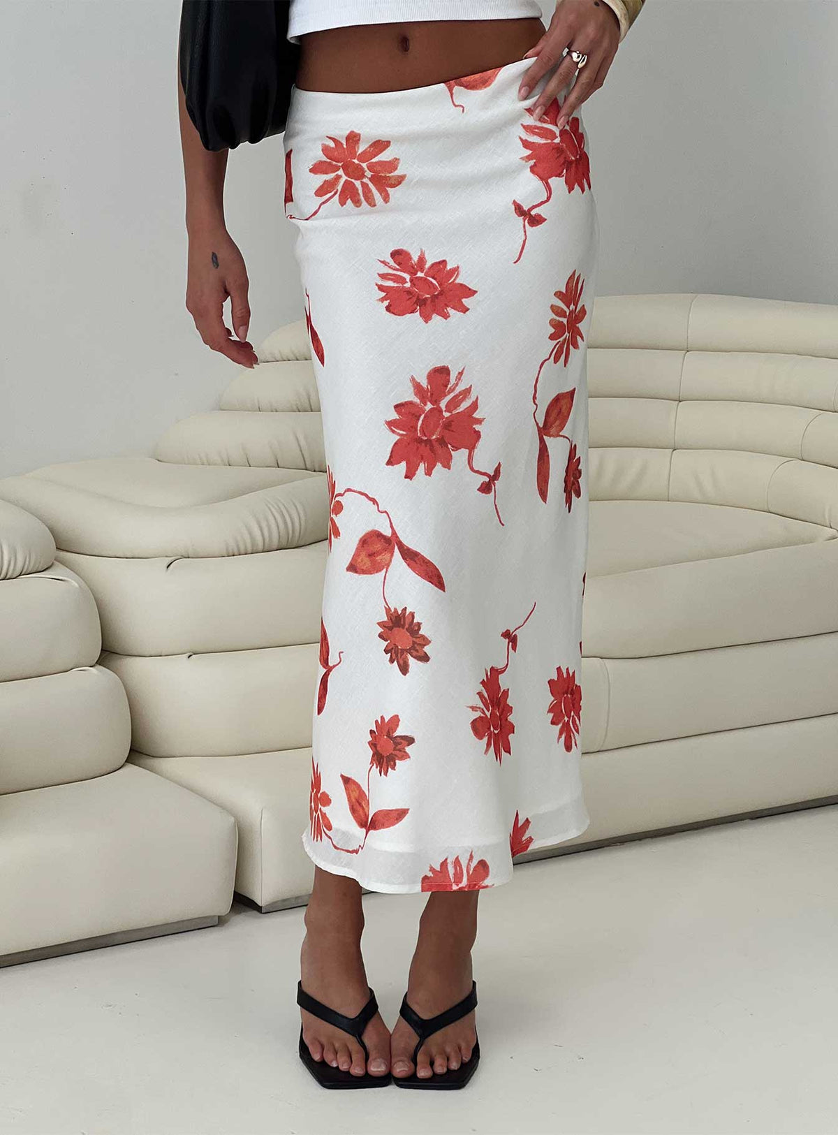 Sun Soaked Midi Skirt Multi