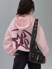 Starblazer premiumselectionfabric Graphic Hoodie Pink