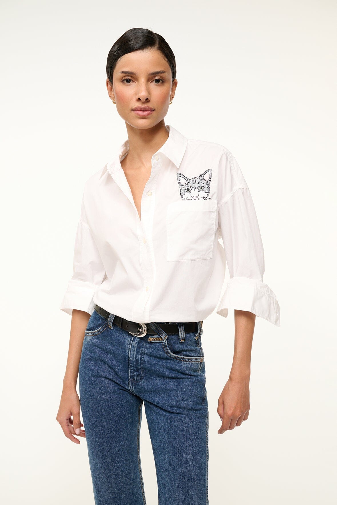 CUSTOM x C.BONZ CLASSIC OVERSIZED SHIRT | WHITE