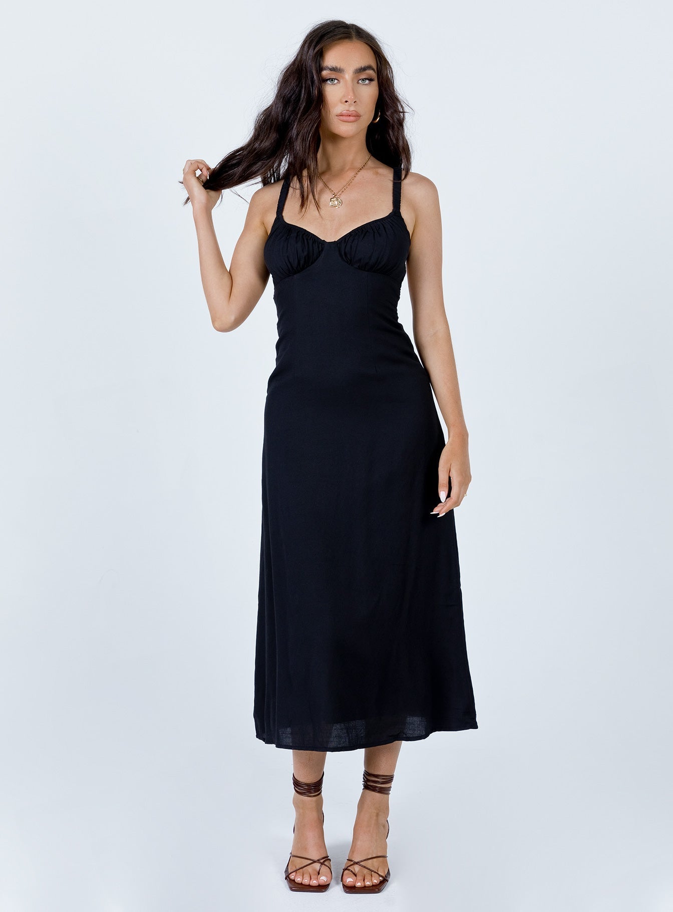 Georgia Midi Dress Black