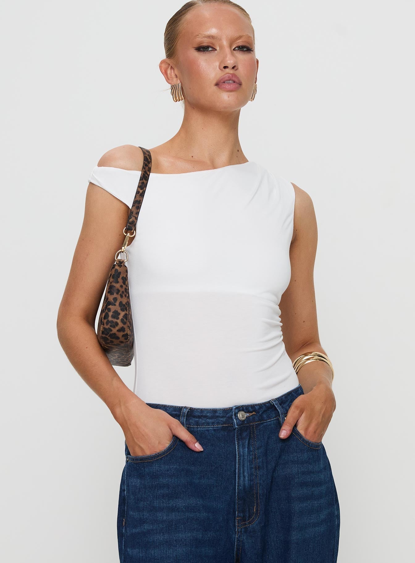 Miyako Bodysuit White