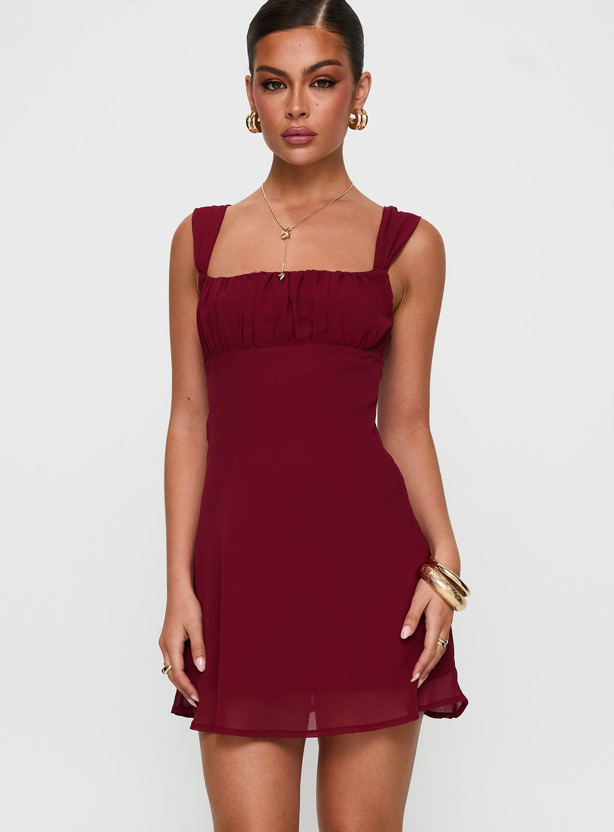 Solasta Mini Dress Red