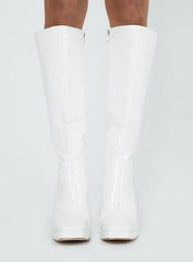 Montgomery Boot White Croc