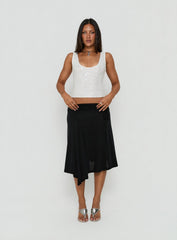 Anova Sequin Tank Top White