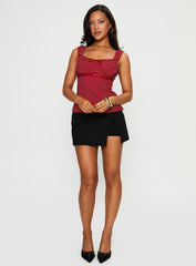 Garconne Top Red Polka Dot