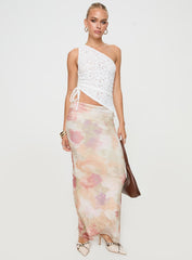 Sensua One Shoulder Top White