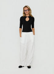 Mankind Baggy Cargo Pants White