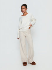 Shinead Cuffed Pants White