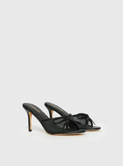 Monroe Heels Black Mesh