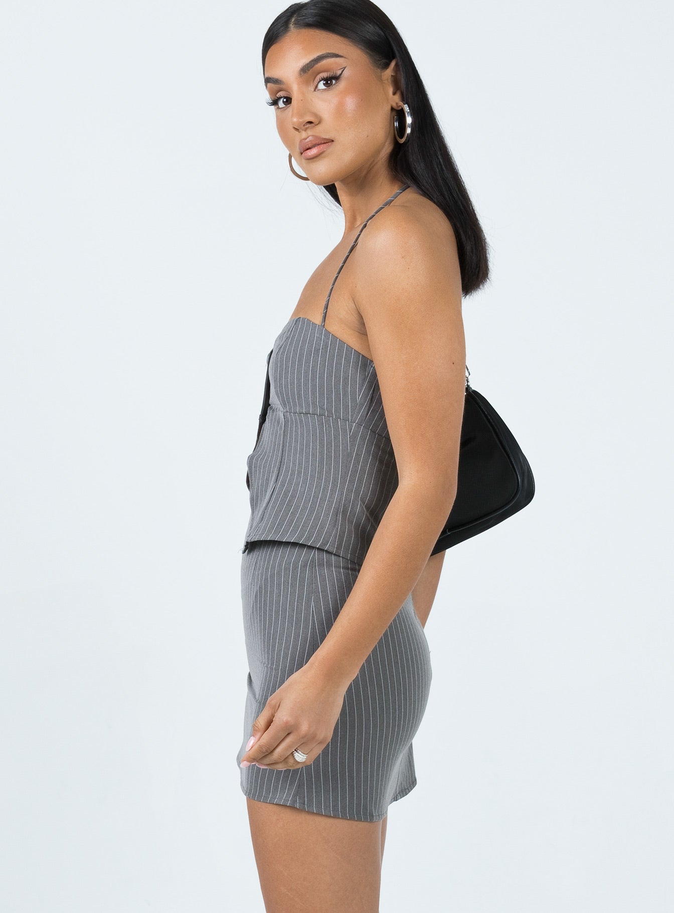 Luca Set Grey Stripe