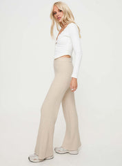 Montana Knit Pants Cream