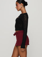 Volley Mini Skort Cherry Red Tall