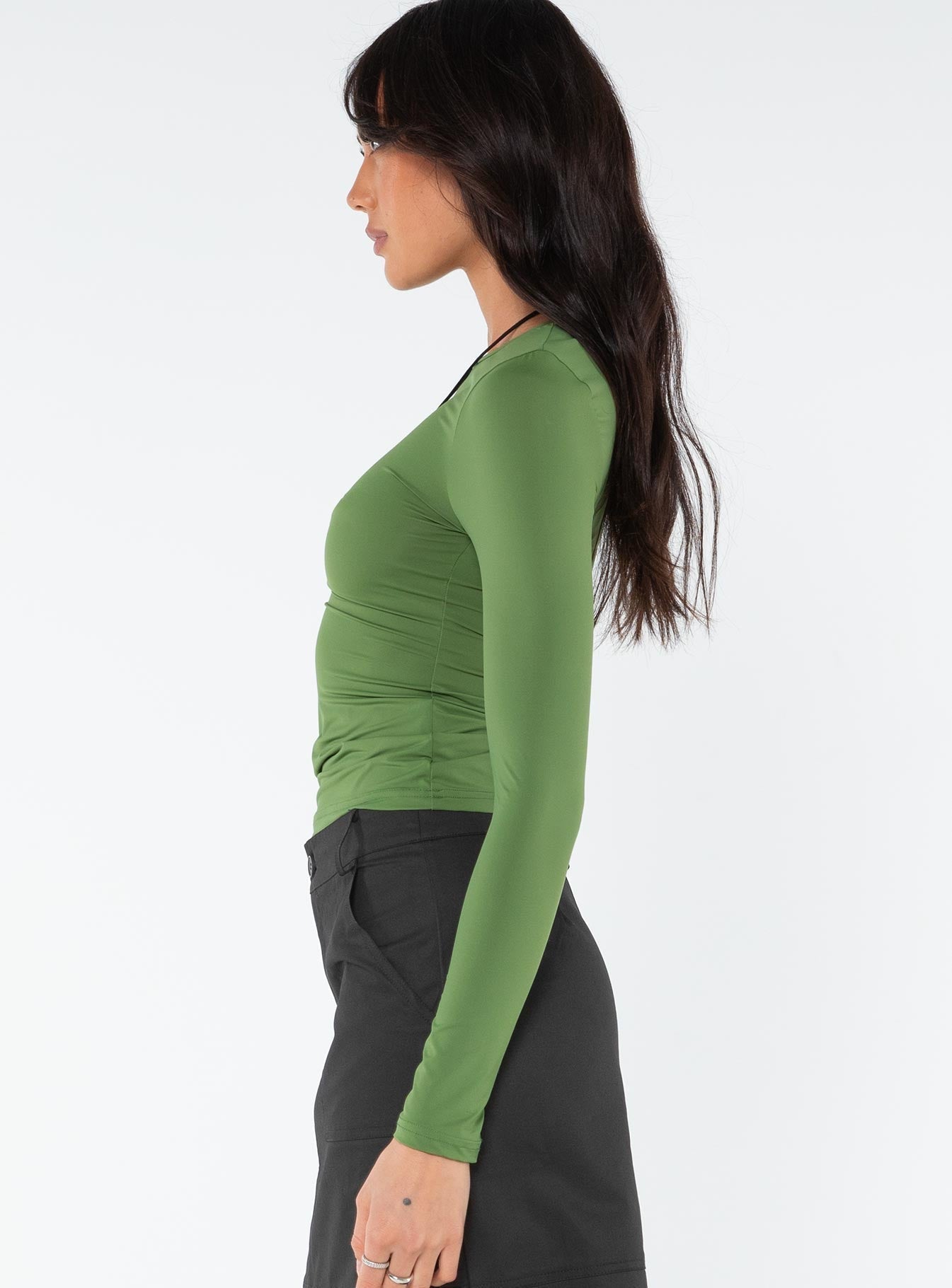 Arnim Long Sleeve Top Olive