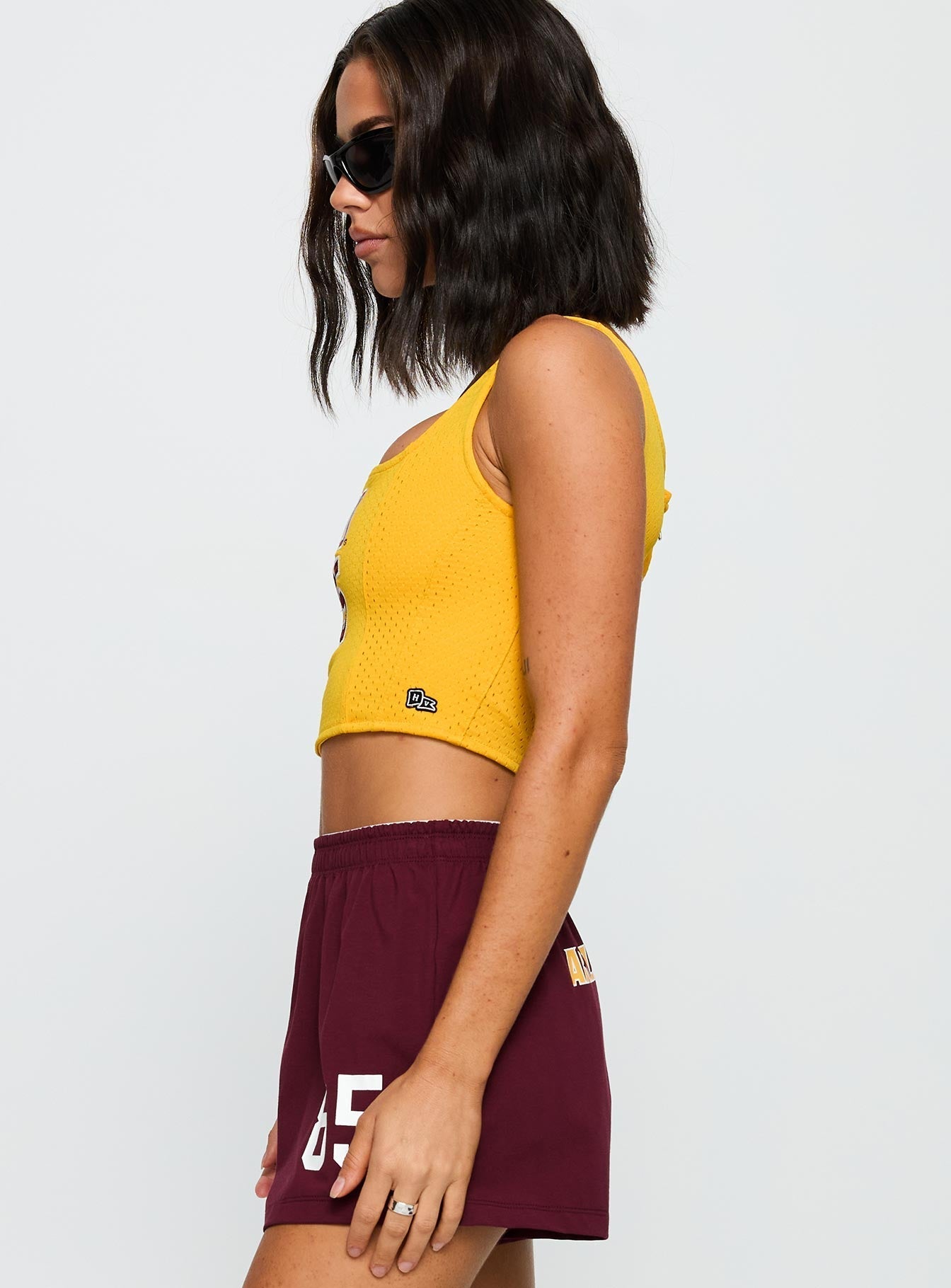 ASU Jersey Corset Top Gold