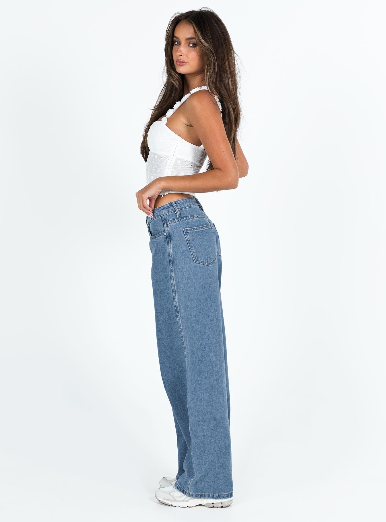 Maryanne Mid Rise Relaxed Jeans Mid Wash Denim Tall