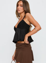 Long Way Down Cami Top Black