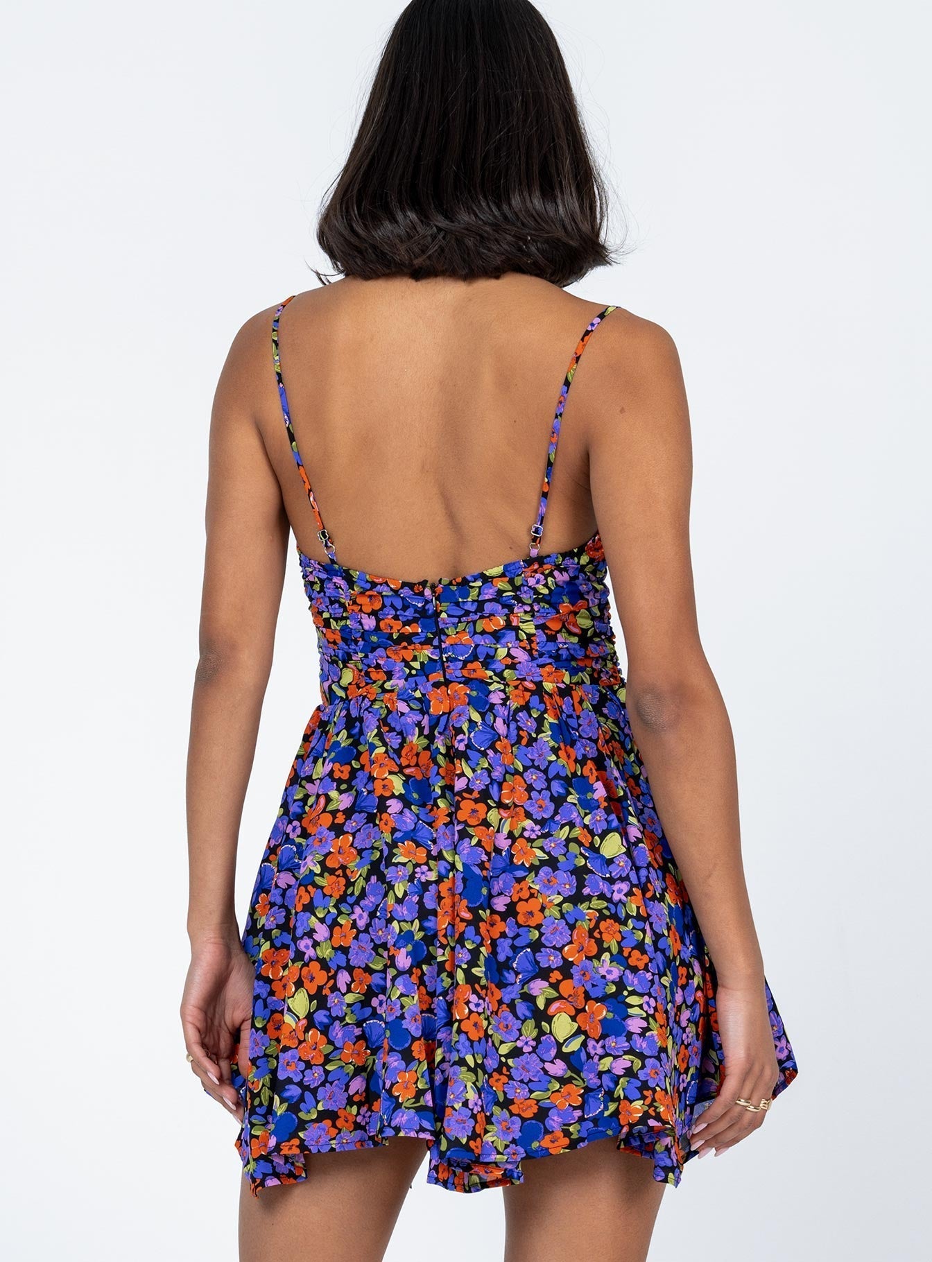 Barrett Mini Dress Dark Floral