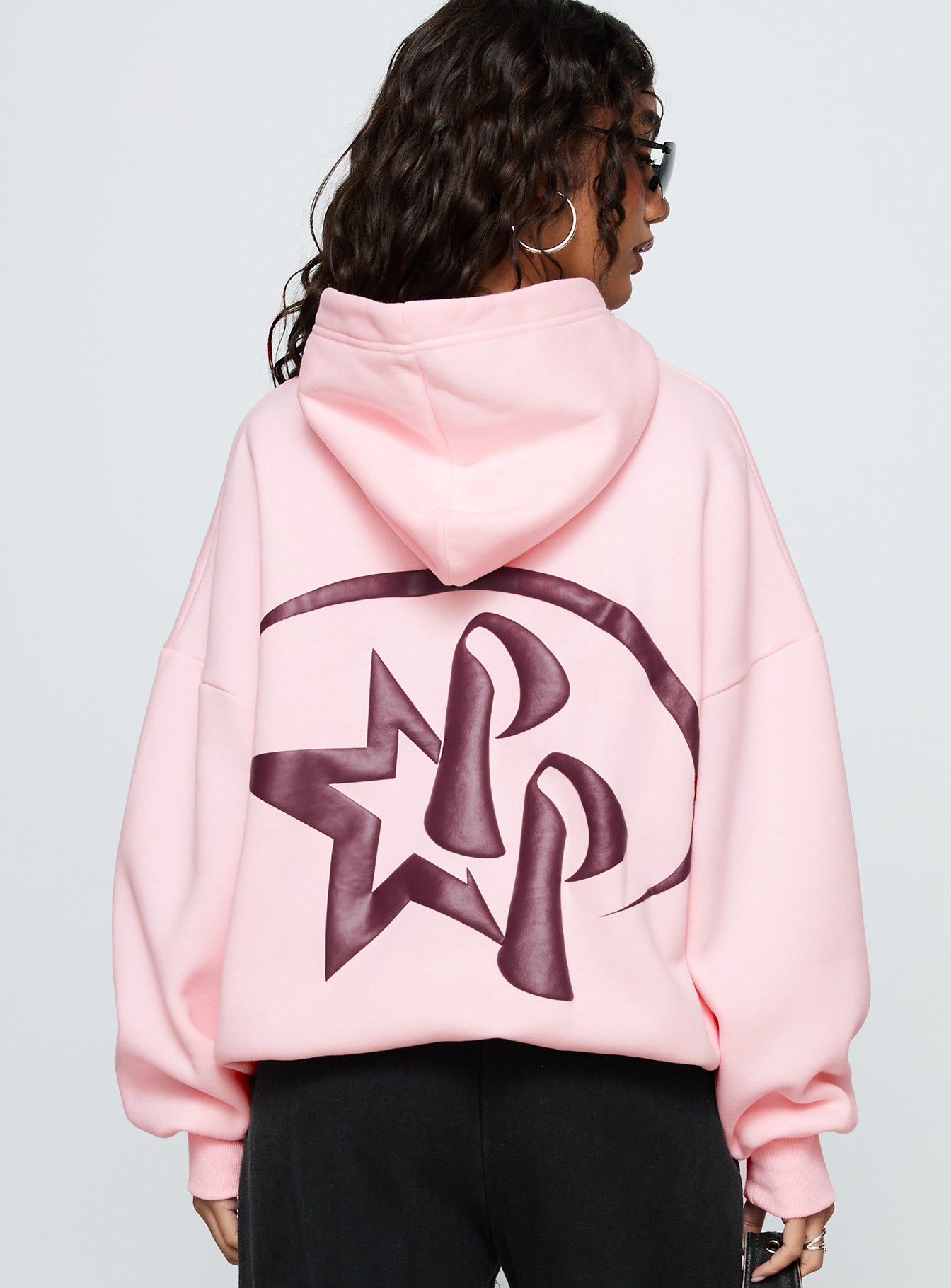 Starblazer premiumselectionfabric Graphic Hoodie Pink