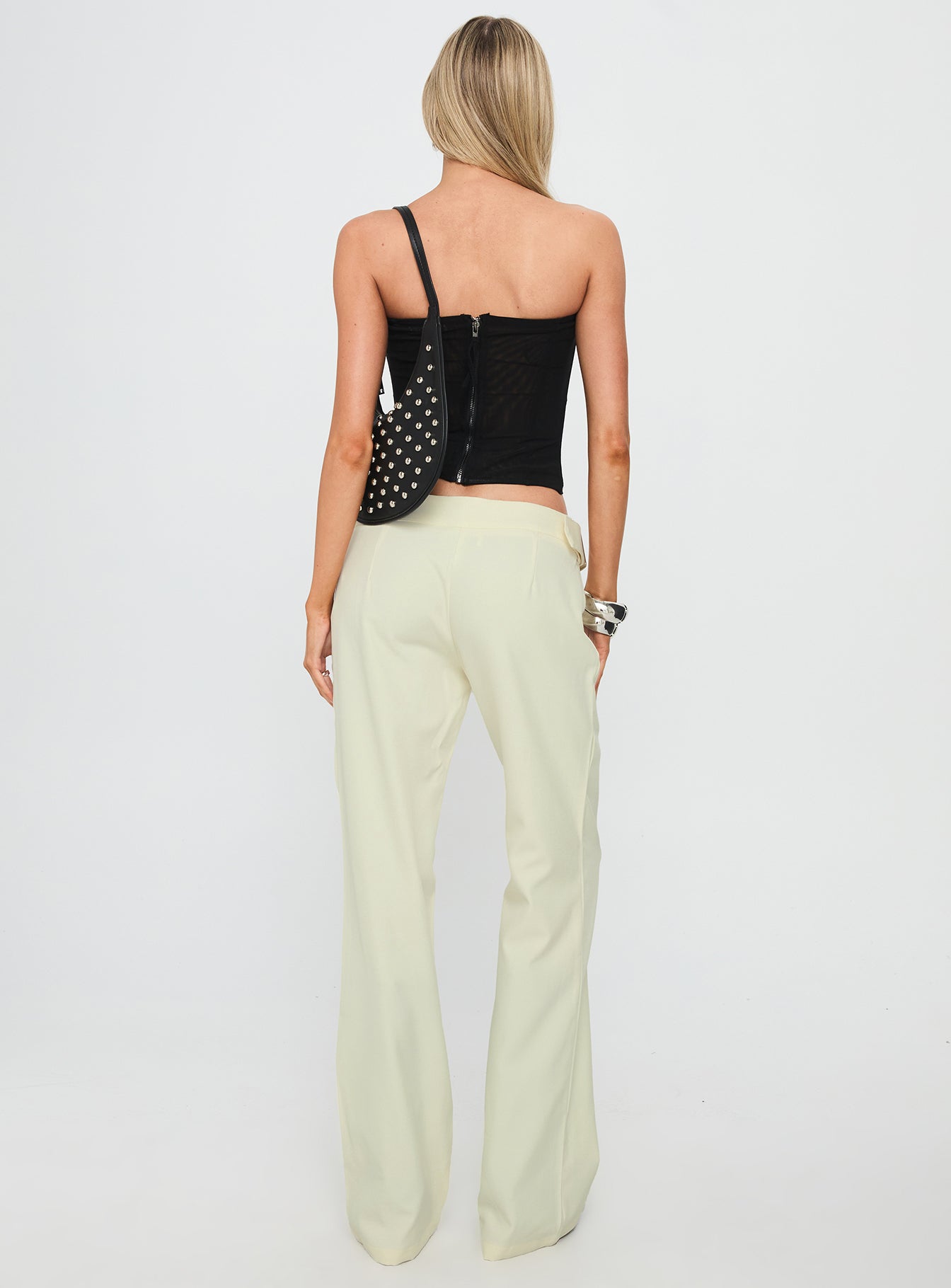 Alyanna Hardware Pants Cream