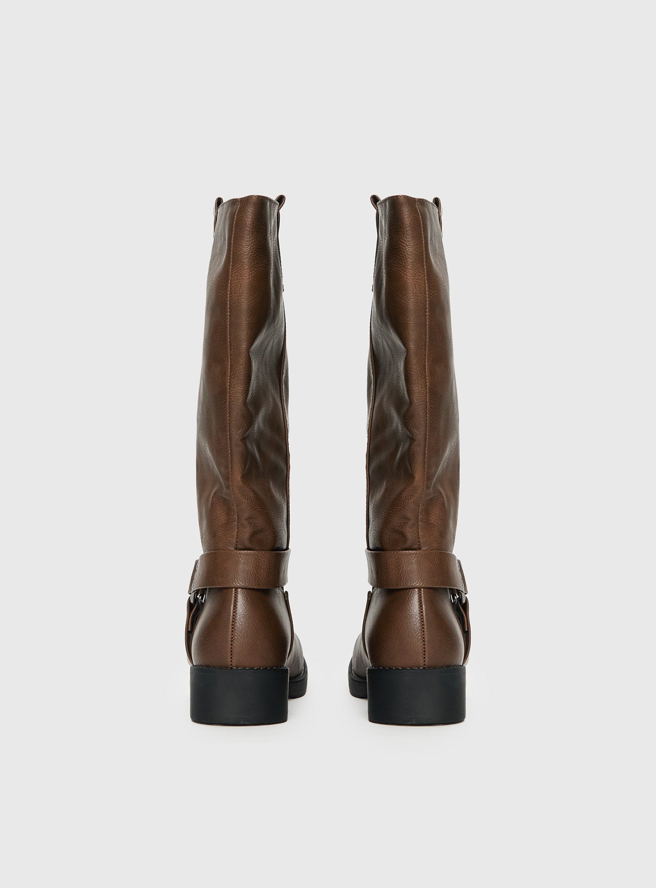 Wrecked Western Boots Brown