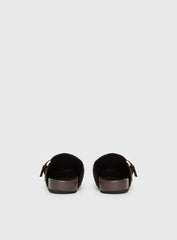 Way Life Goes Stud Detail Clogs Chocolate