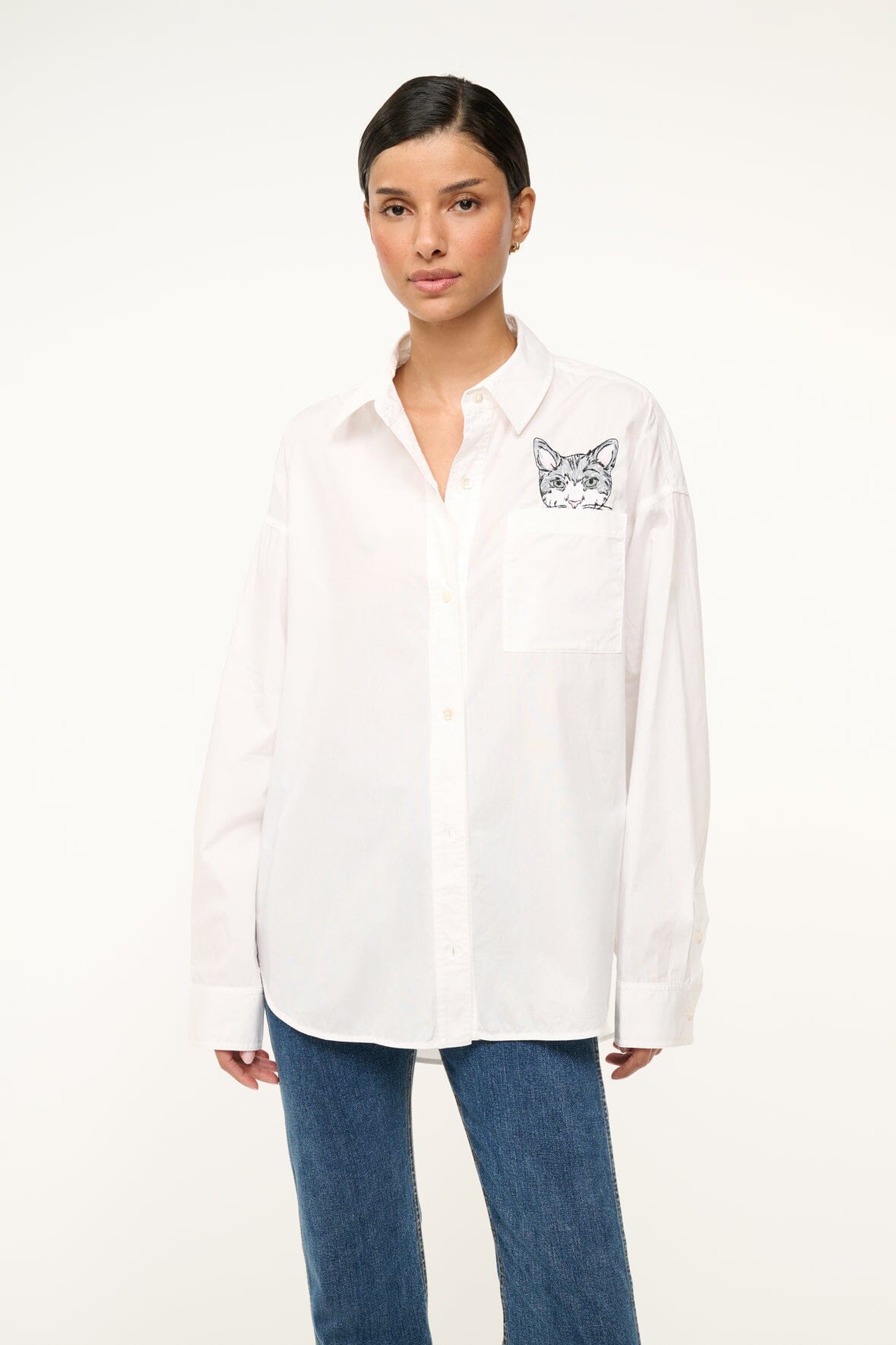CUSTOM x C.BONZ CLASSIC OVERSIZED SHIRT | WHITE