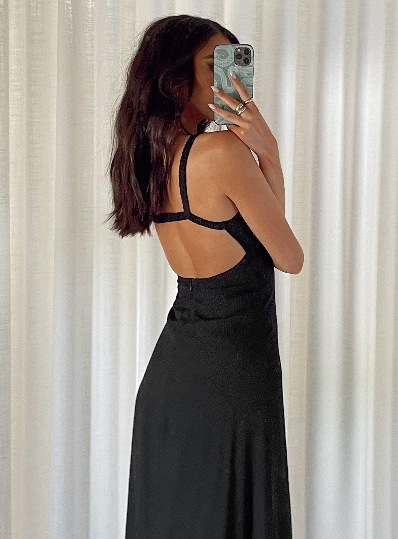 Georgia Midi Dress Black