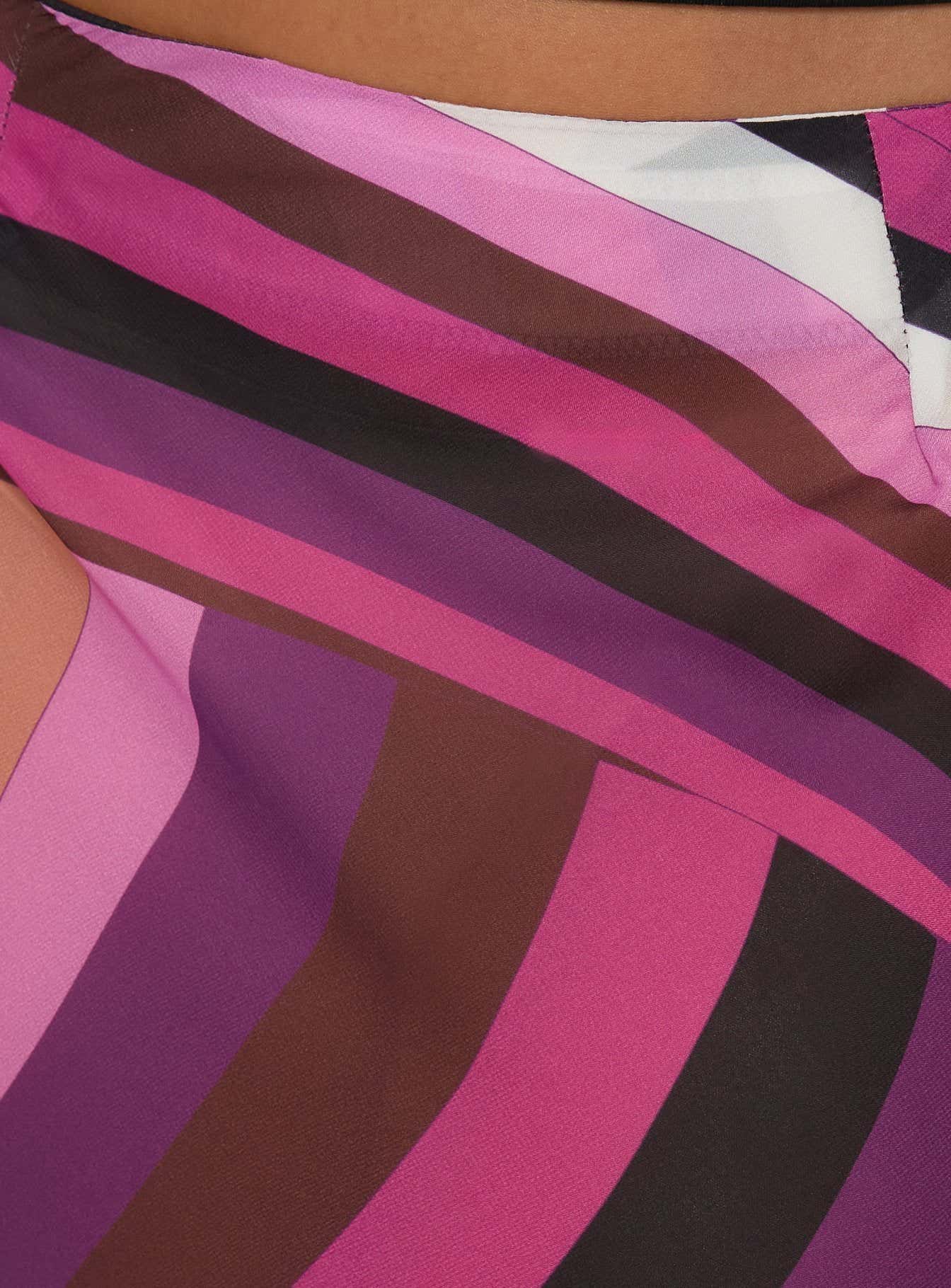 Lucidia Maxi Skirt Pink Retro