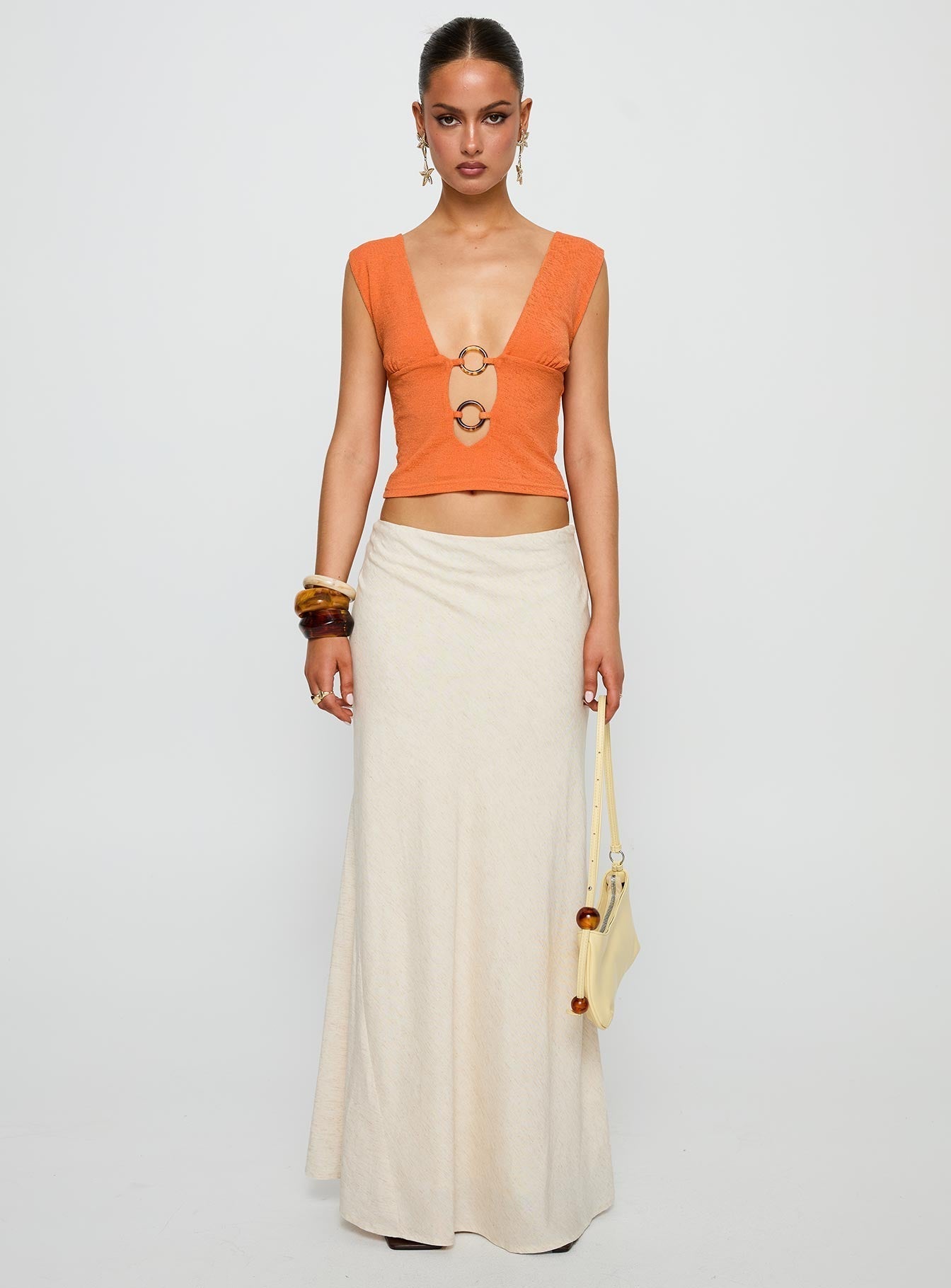 Steward Top Orange