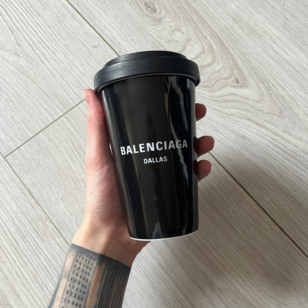 Balenciaga Dallas Black Coffee Cup
